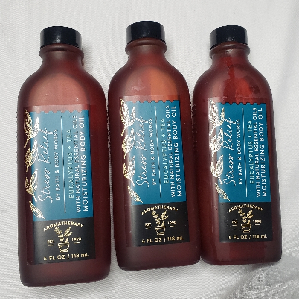 BBW AROMATHERAPY EUCALYPTUS TEA BODY OIL